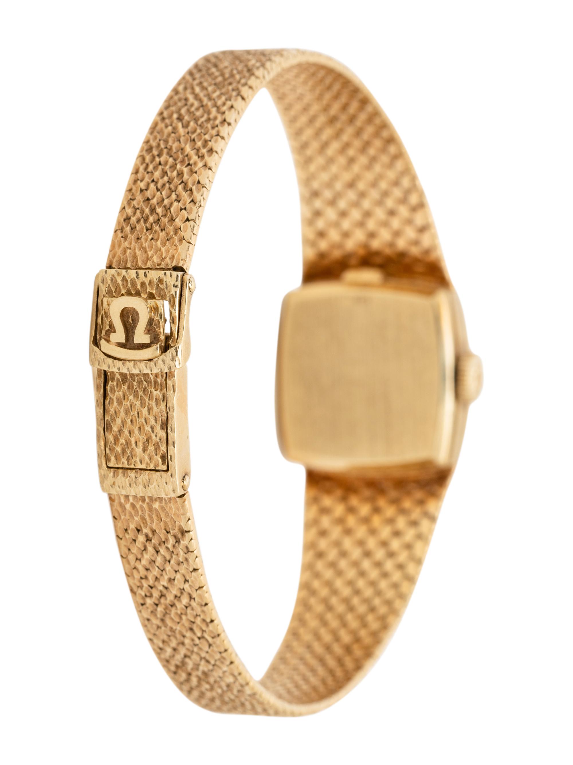 OMEGA, 14K YELLOW GOLD WATCH