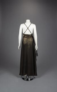 Nina Ricci Black and Gold Evening Ensemble, 1980s