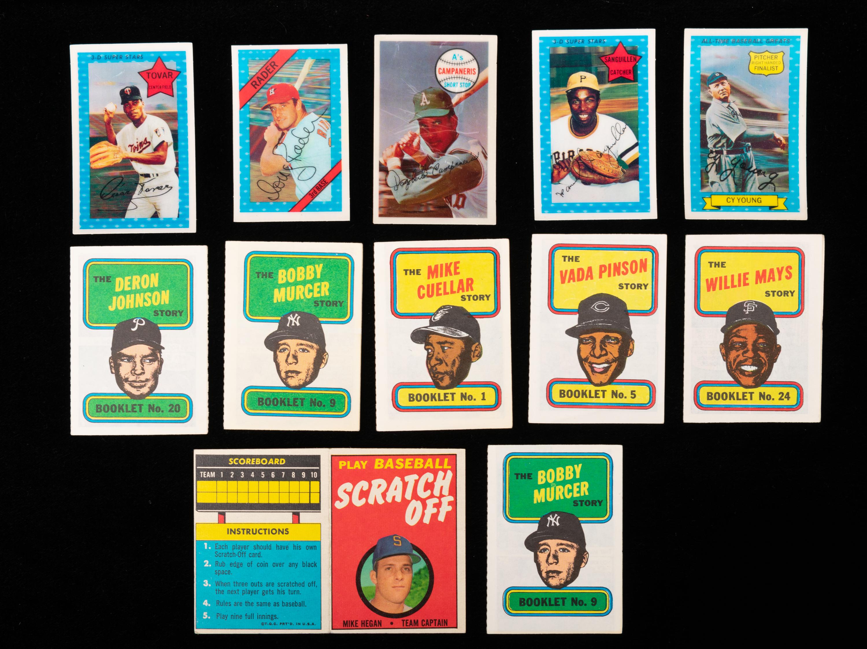 A Group of Over 1,000 Early 1970s Topps Baseball Cards, Coins and Posters Including Multiple Hall of Famers and Stars,
