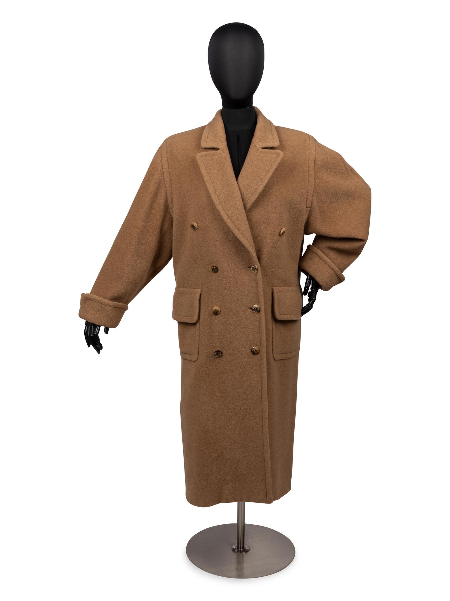 Hermès Double Breasted Coat, 1980s