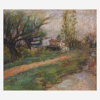 Frederick R. Wagner (American, 1864-1940) Autumn Brook; together with a companion