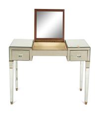 A Modernist Mirrored Vanity Table