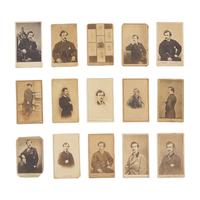 [Lincoln Assassination]. A photographic study of John Wilkes Booth in 15 CDVs.