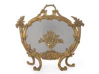 A Louis XVI Style Gilt Metal Firescreen — EARLY 20TH CENTURY