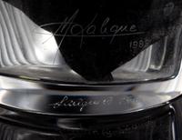 A Lalique Molded Glass Vase