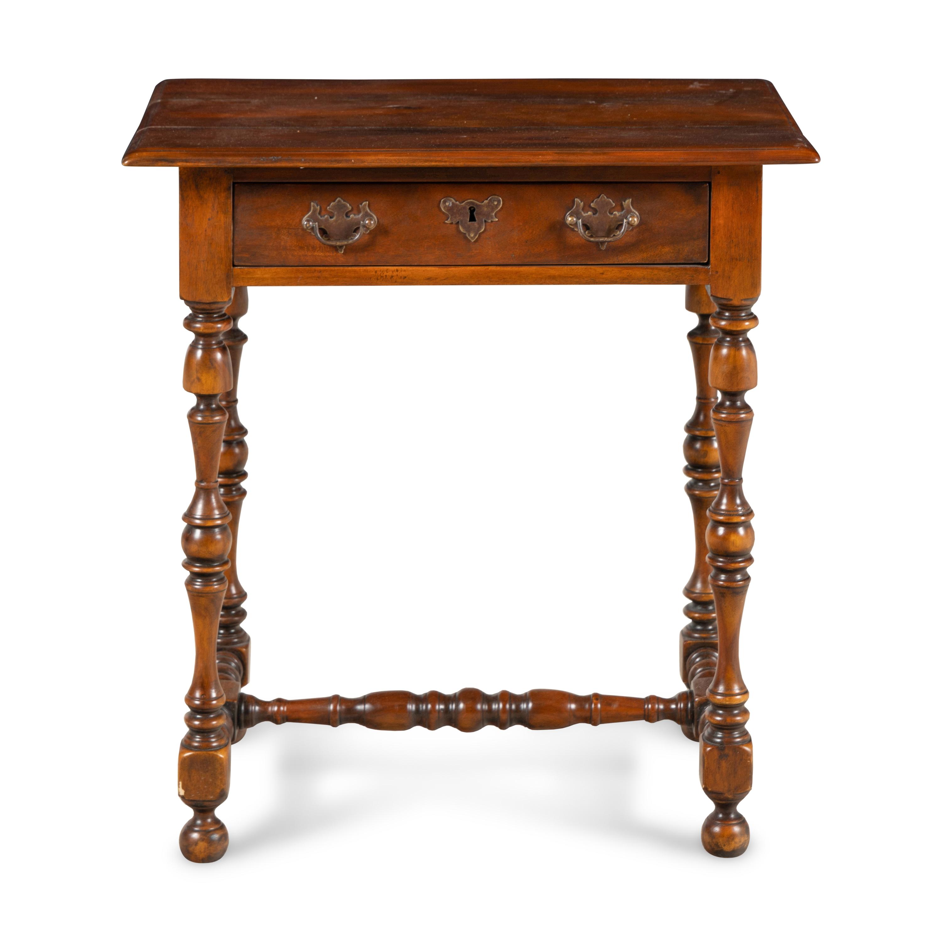 A William and Mary Style Side Table