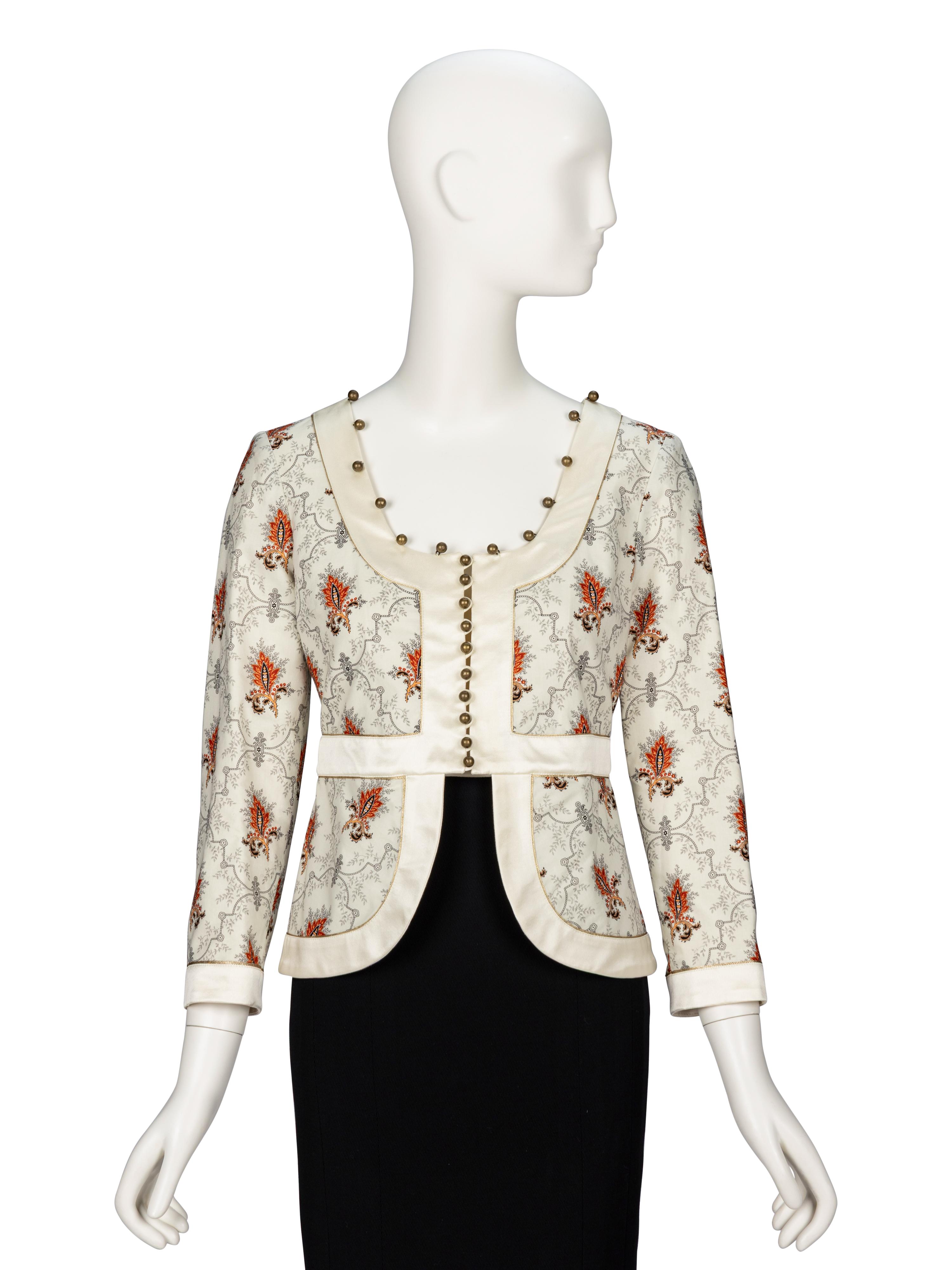 Chloé by Phoebe Philo, Embellished Peplum Jacket