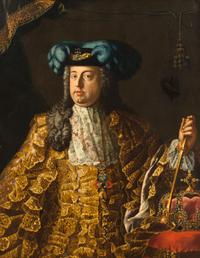 Follower of Martin van Meytens the Younger, (Swedish, 1695–1770), Portraits of Holy Roman Emperor and Empress Maria Theresa of Hungary