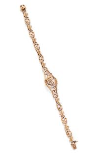 EVALD NIELSEN, BICOLOR GOLD BRACELET
