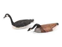 Two Canadian Goose Decoys
