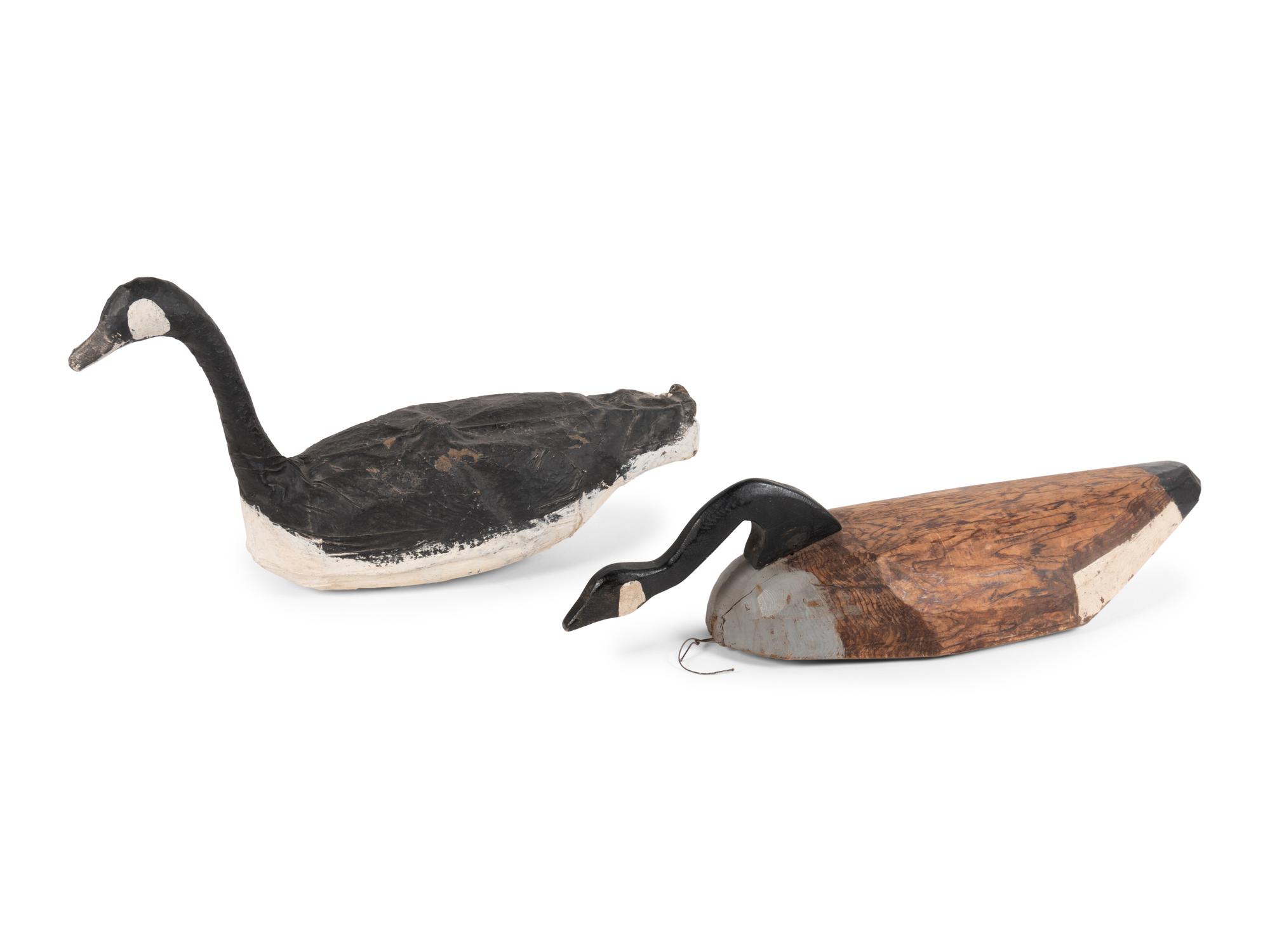 Two Canadian Goose Decoys