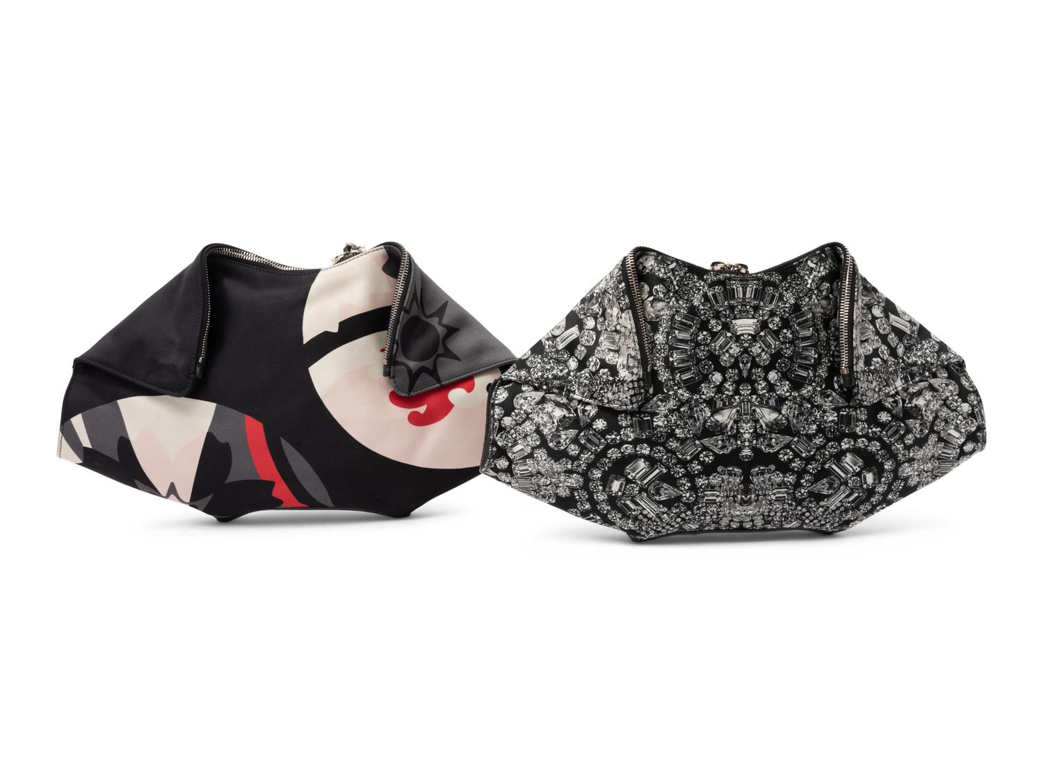 Two Alexander McQueen Bags and One Lanvin Scarf, 2000-10s