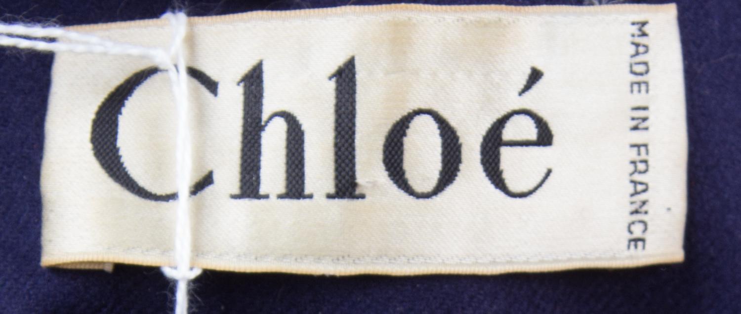 A Chloe Blue Wool Dress,