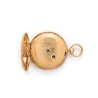 DAVID I. MAGNIN, 18K HUNTER CASE POCKET WATCH