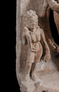 An Indian Stone Carving of Deities