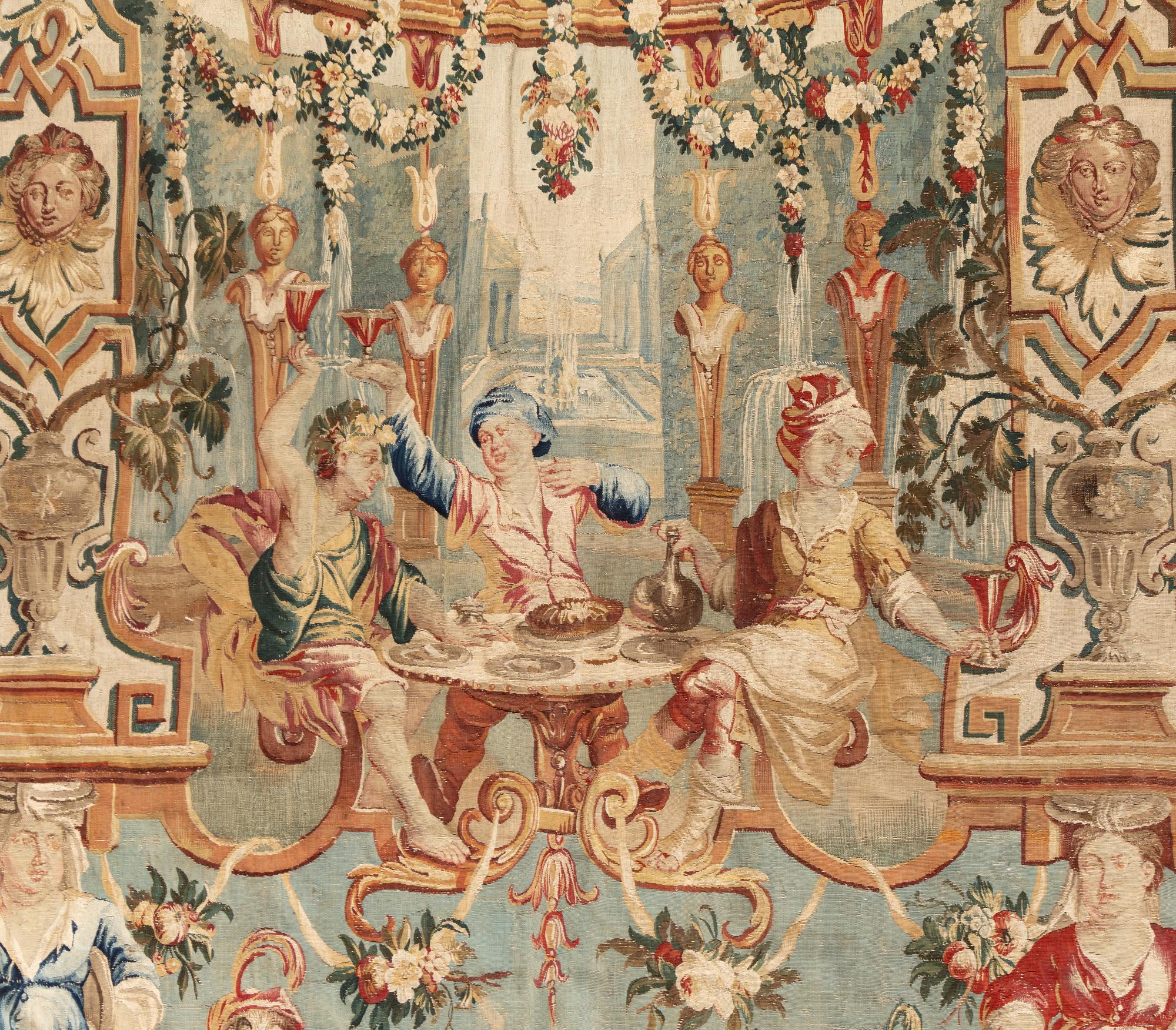 A Brussels Grotesque Tapestry from the Series The Elements
