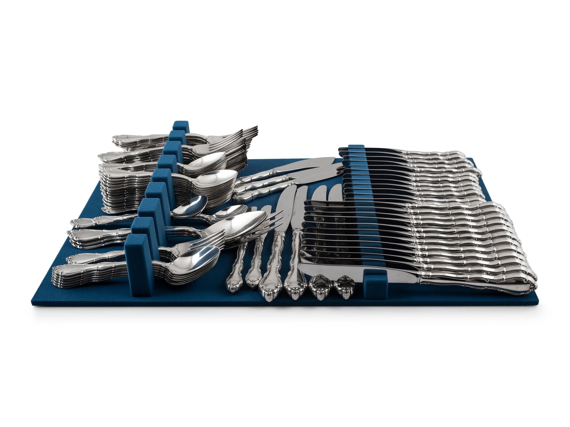 An American Silver Flatware Service