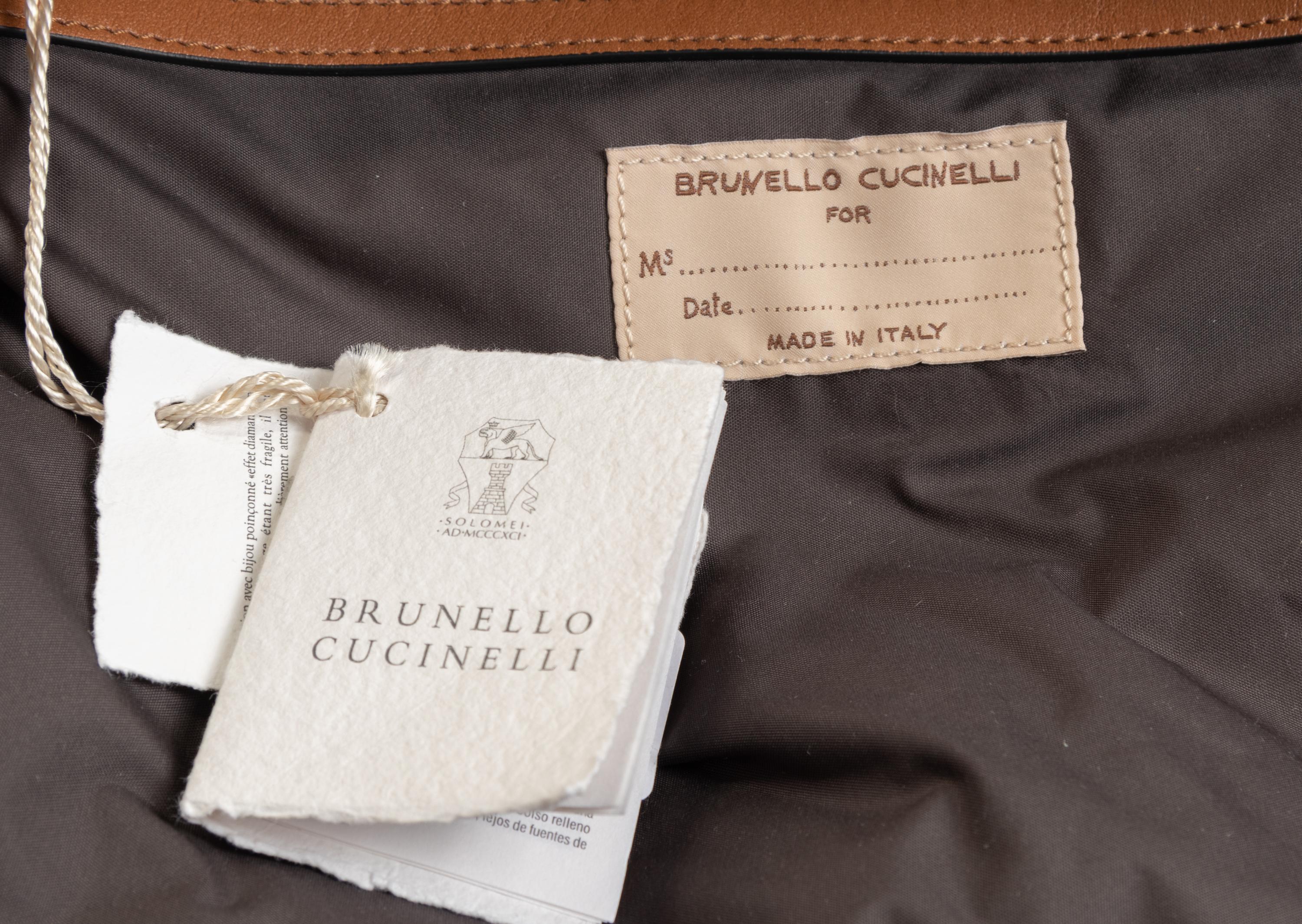 Four Designer Hand Bags: Two Brunello Cucinelli, One Cape Cobra, One Bottega Veneta