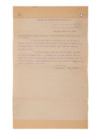 [NATIVE AMERICAN]. ARMSTRONG, Charles D. (1866-1931). Papers of Charles D. Armstrong of the Bad River Band of the Lake Superior Tribe of Chippewa Indians, including letters, documents, maps, and photographs.