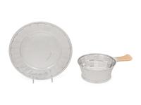 A Tiffany and Co. Silver Porringer and Underplate
