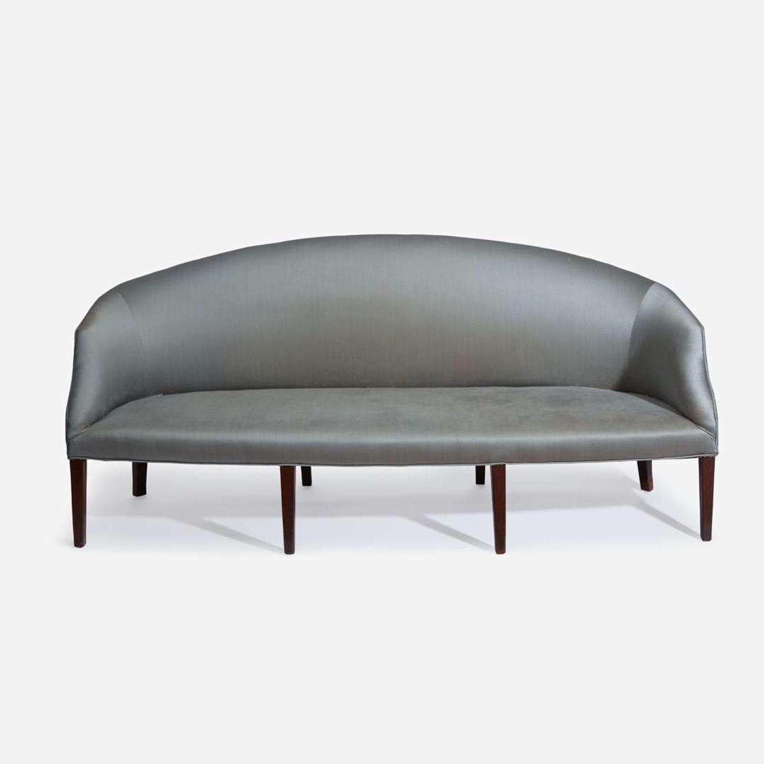 A Federal carved and inlaid mahogany sofa Probably New England, circa 1800