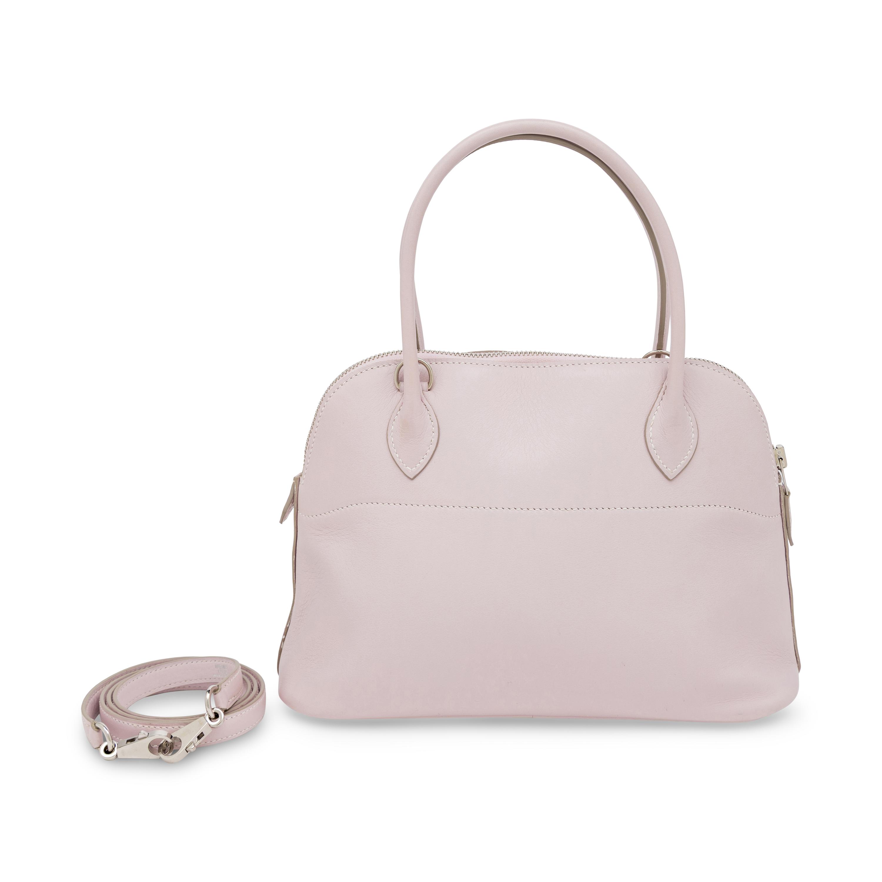 Hermès, Bolide 27 in Rose Sakura Swift