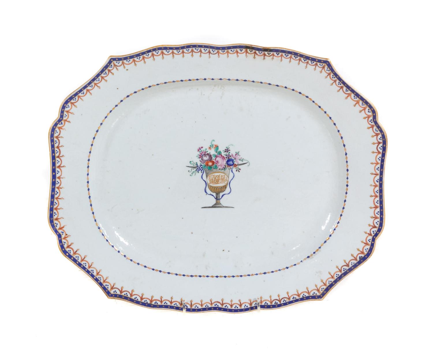 A Chinese Export Porcelain Platter