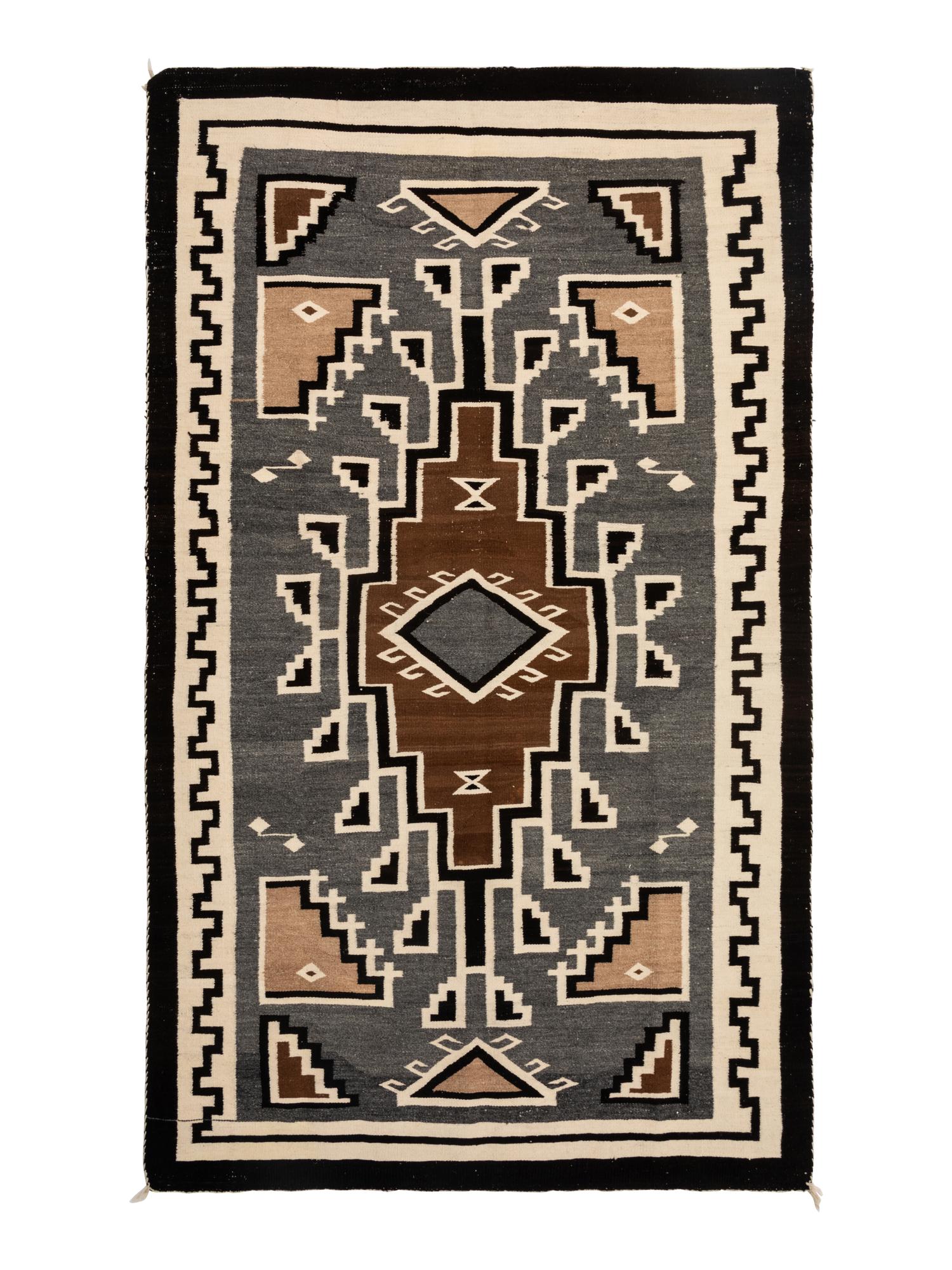 Navajo Two Grey Hills Weaving / Rug
