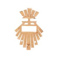 VERDURA, CONVERTIBLE BICOLOR GOLD AND DIAMOND DOUBLE CLIP/BROOCH