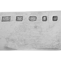 An English Silver Modernist Table Garniture