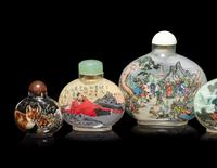 Five Chinese Inside Painted Snuff Bottles