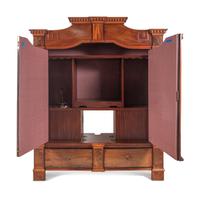 A Continental Mahogany Armoire