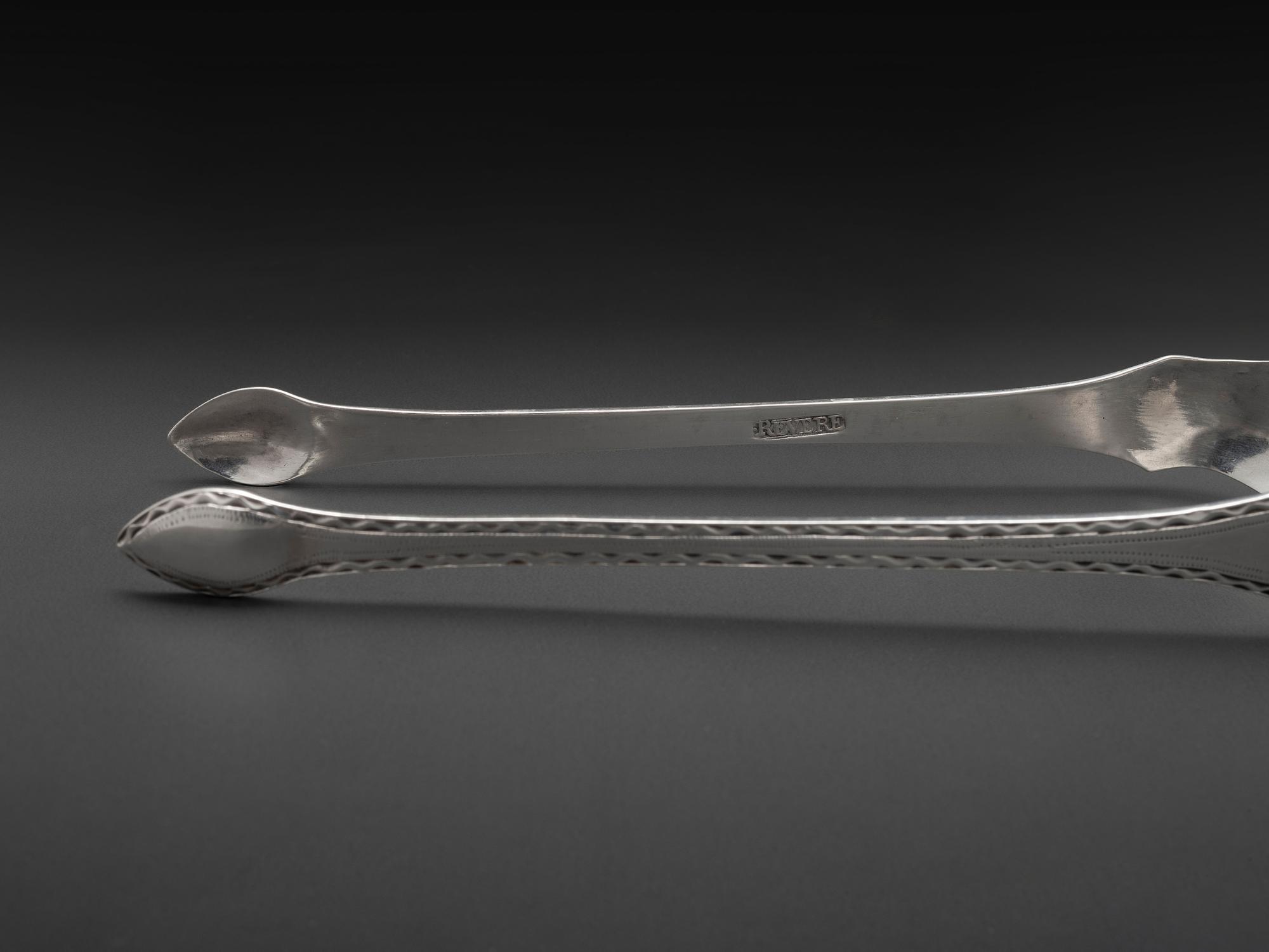 A Pair of American Silver Sugar Tongs