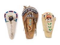 Ute Miniature Beaded Hide Cradles