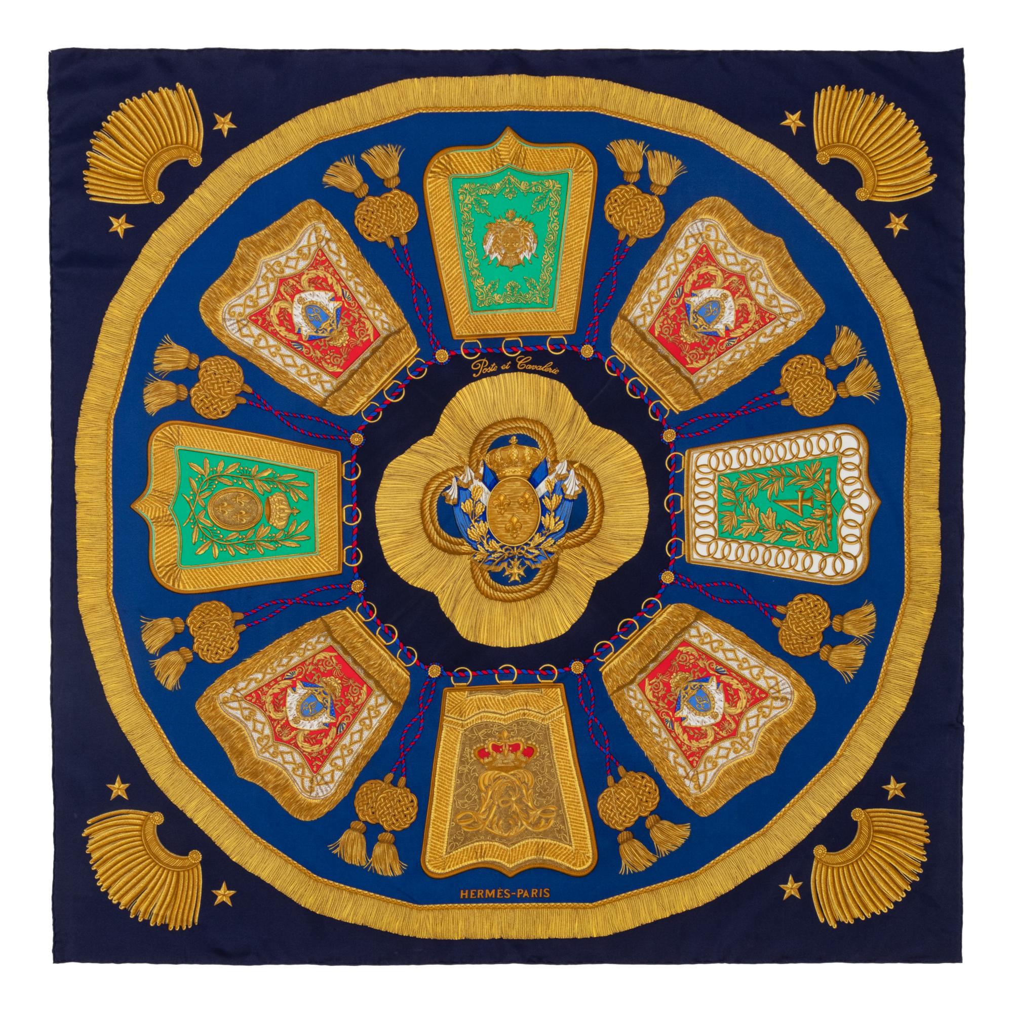 Two Hermès 90cm Silk Scarf, Carré