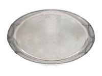 An Austrian Silver Serving Tray