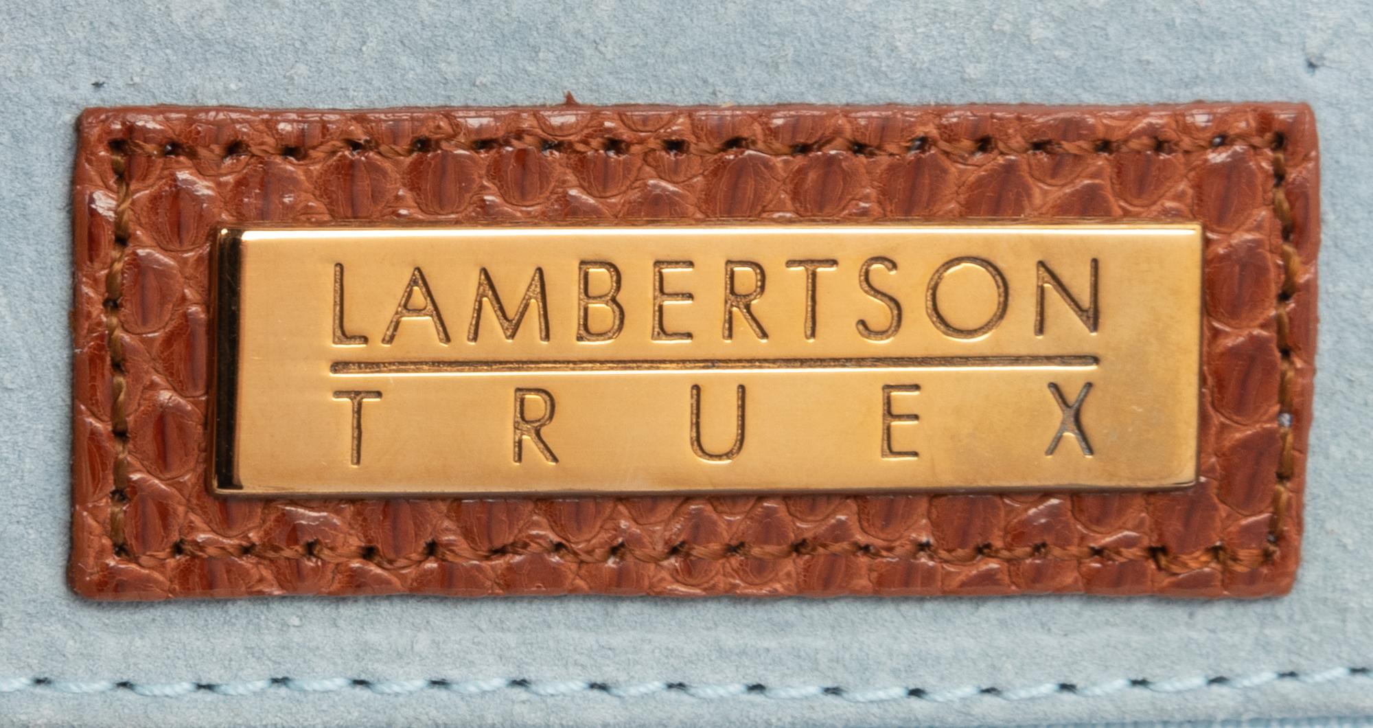 Four Lizard Skin Bags: Two Lambertson Truex, Two Darby Scott