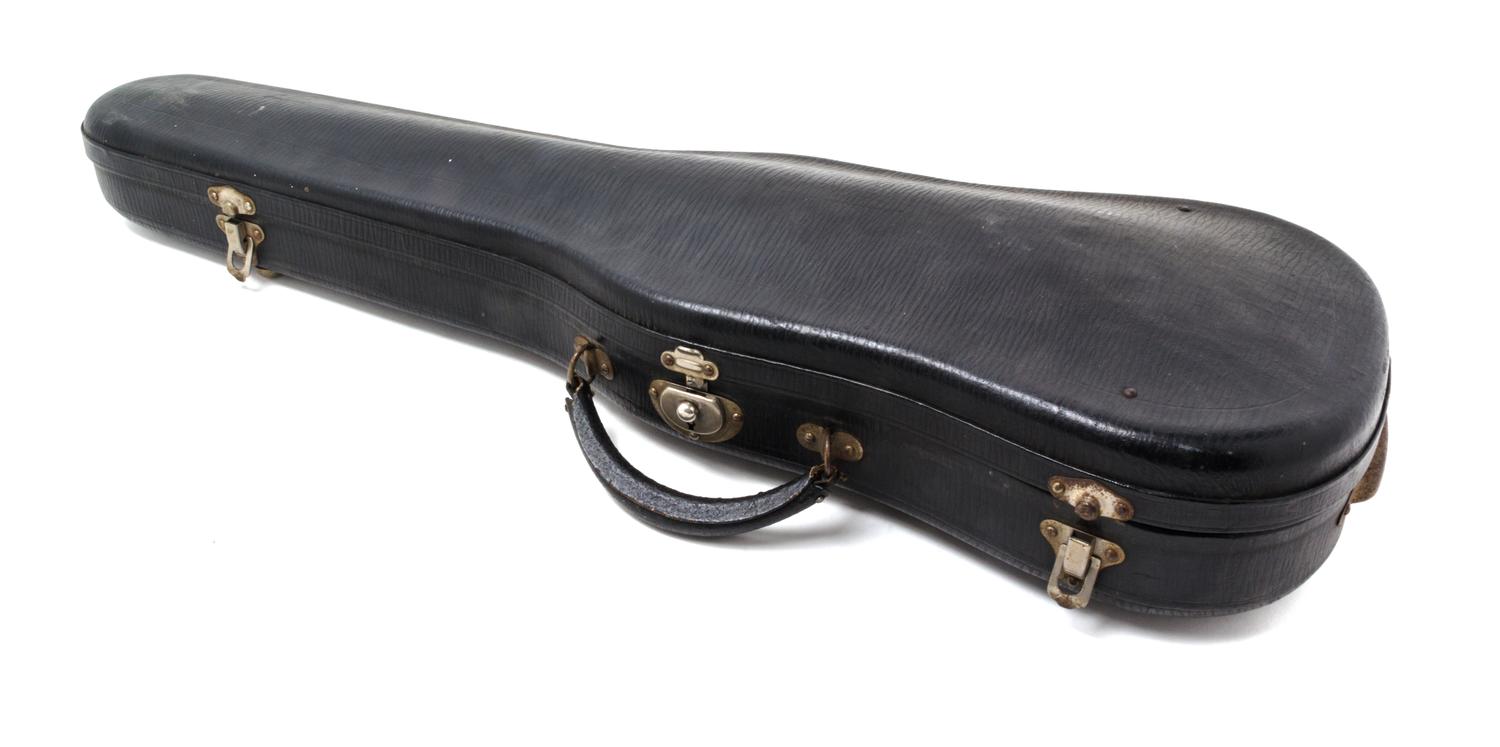 A Cased German Violin Length 23 3/4 inches.