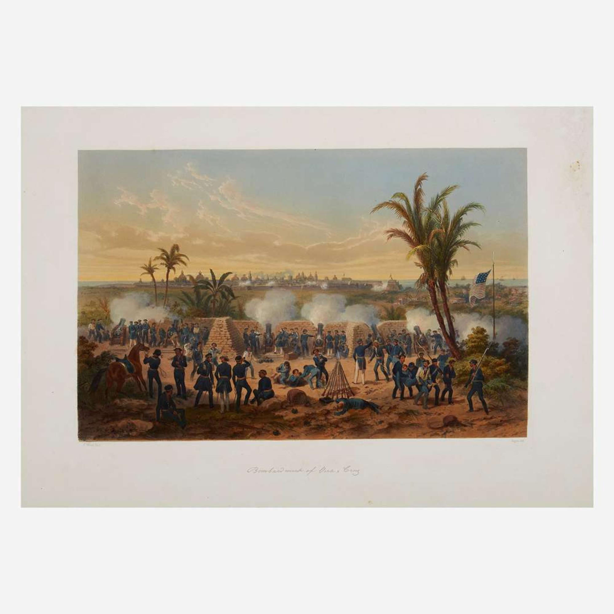 [Americana] Kendall, Geo(rge). Wilkins The War Between the United States and Mexico Illustrated, Embracing Pictorial Drawings of all the Principal Conflicts...
