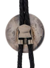 Sterling Silver Bolo Tie, with Turquoise and Lapis Inlay