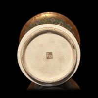 A Japanese Satsuma-Type Trumpet Vase, Kinkozan Studios, Meiji Period — 日本明治時代 錦光山造薩摩燒美人圖花觚