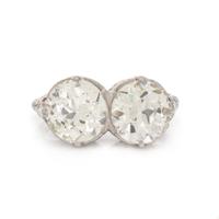 TWIN STONE DIAMOND RING