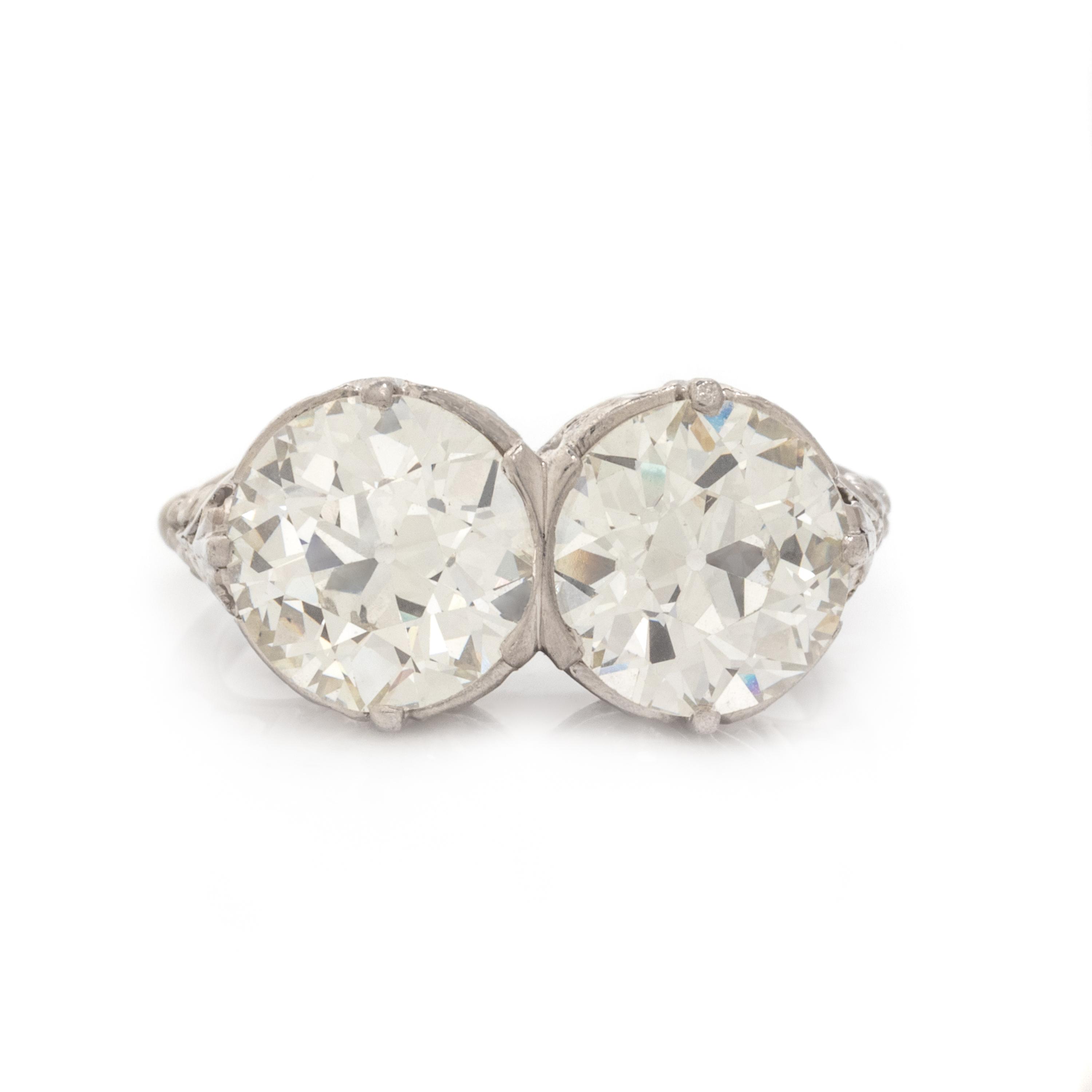 TWIN STONE DIAMOND RING