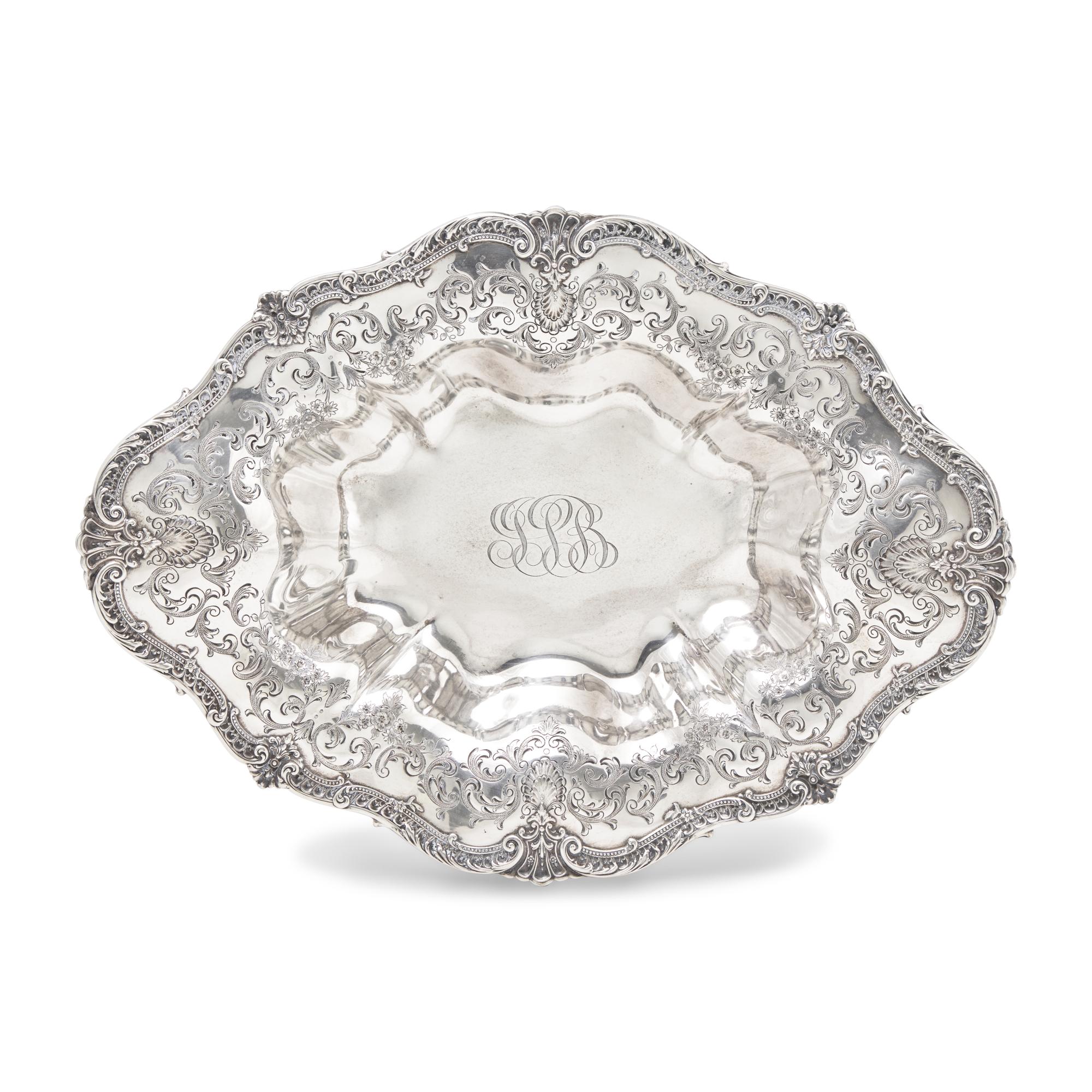 An American Silver Repousse Bowl