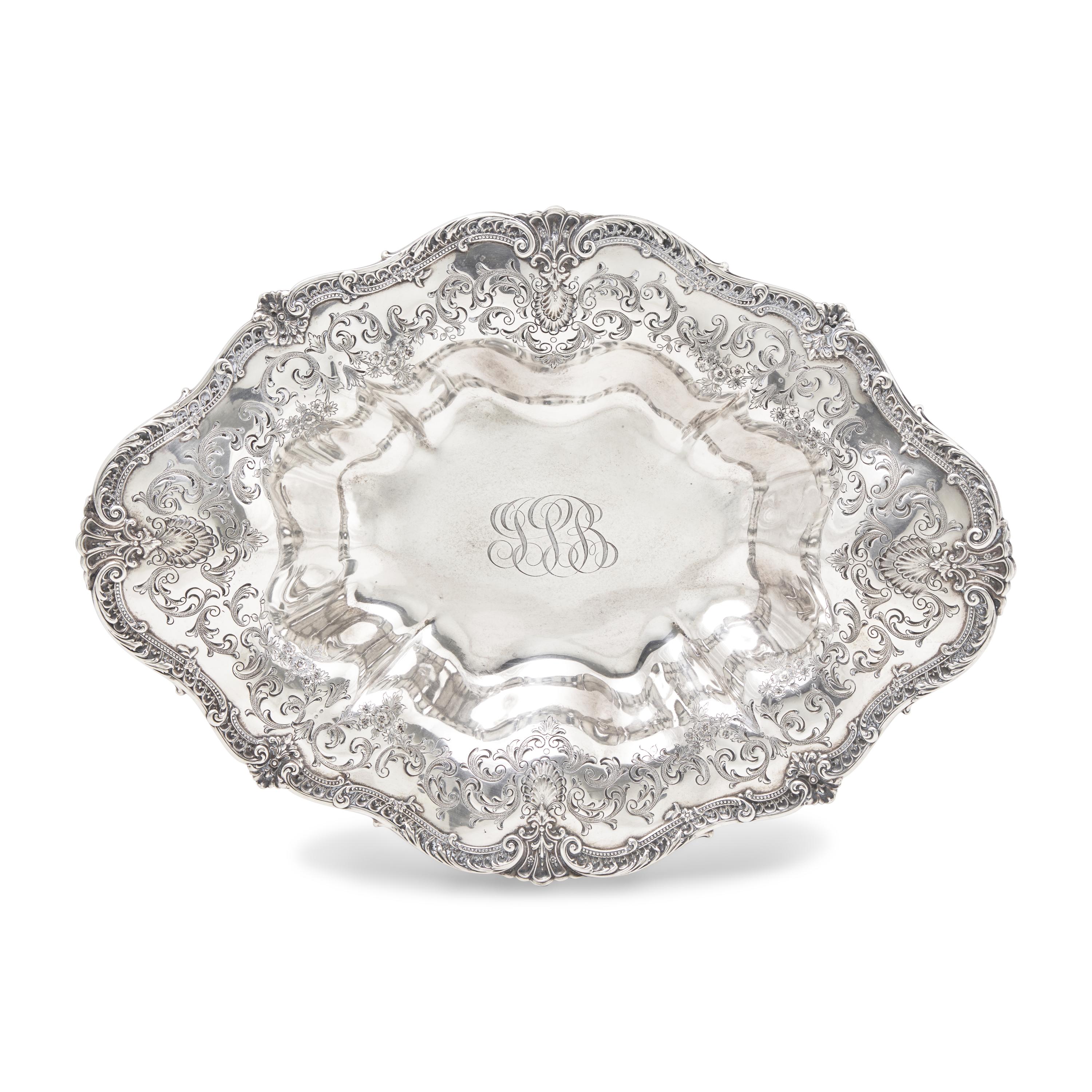 An American Silver Repousse Bowl
