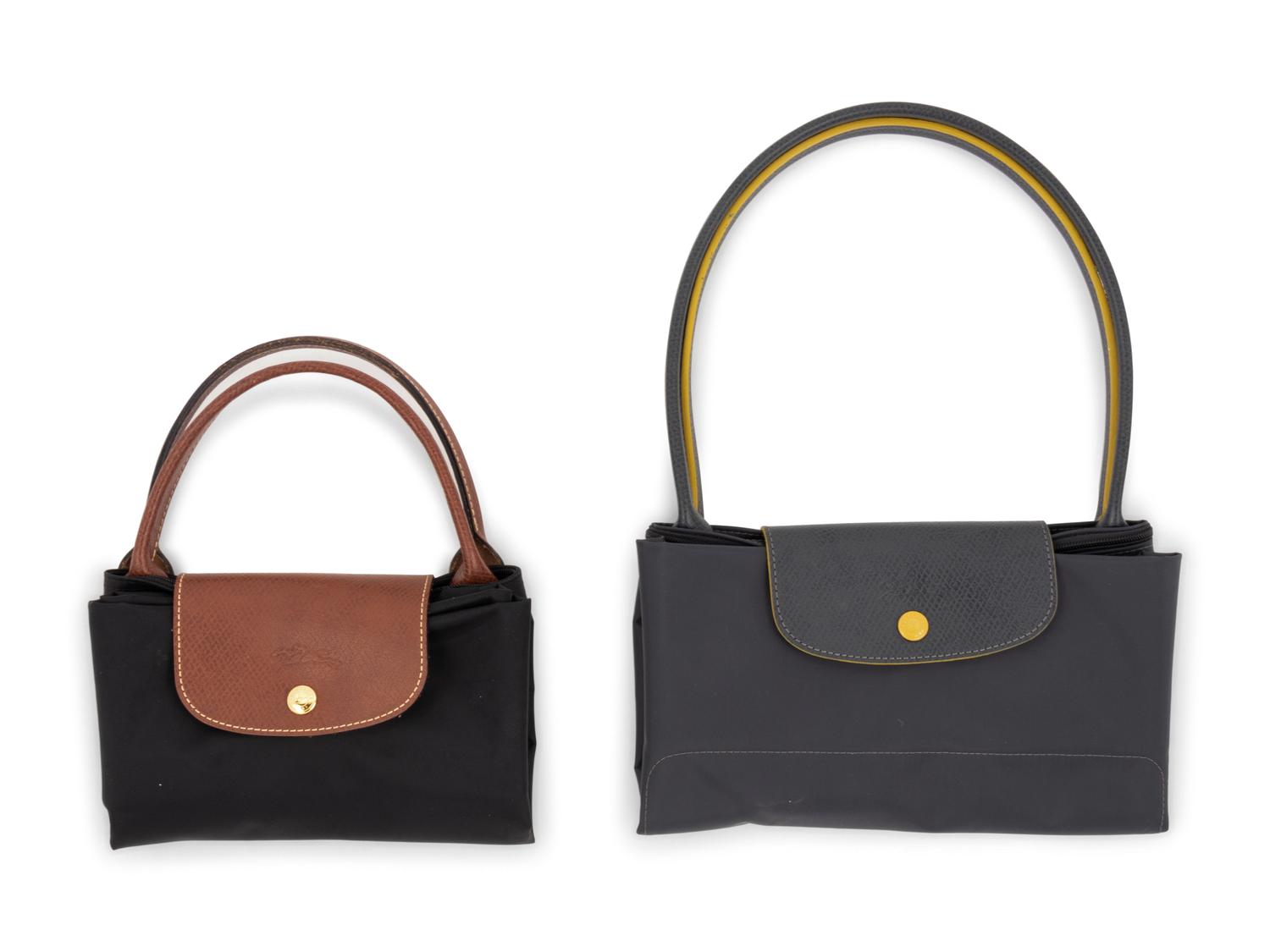 Collection of Six Longchamp Hand Bags, 2000-10s