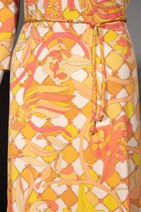 Five Emilio Pucci Items: One Dress with Belt, One Jumpsuit, One Handkerchief, and One Bag, 1960s