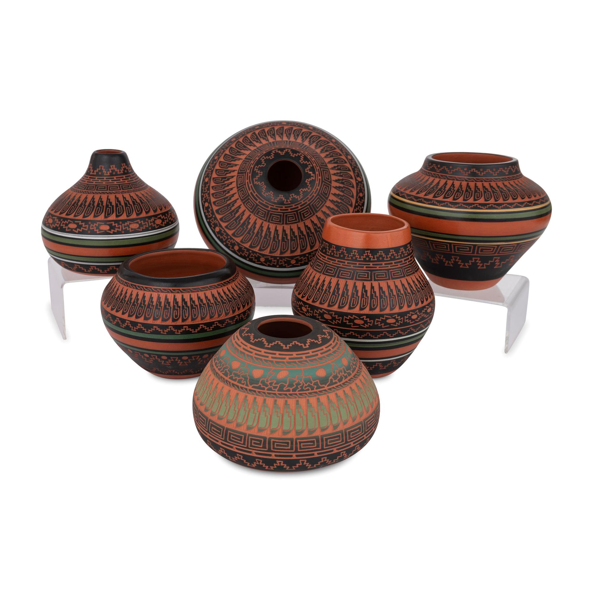 Polychrome Sgraffito Pottery