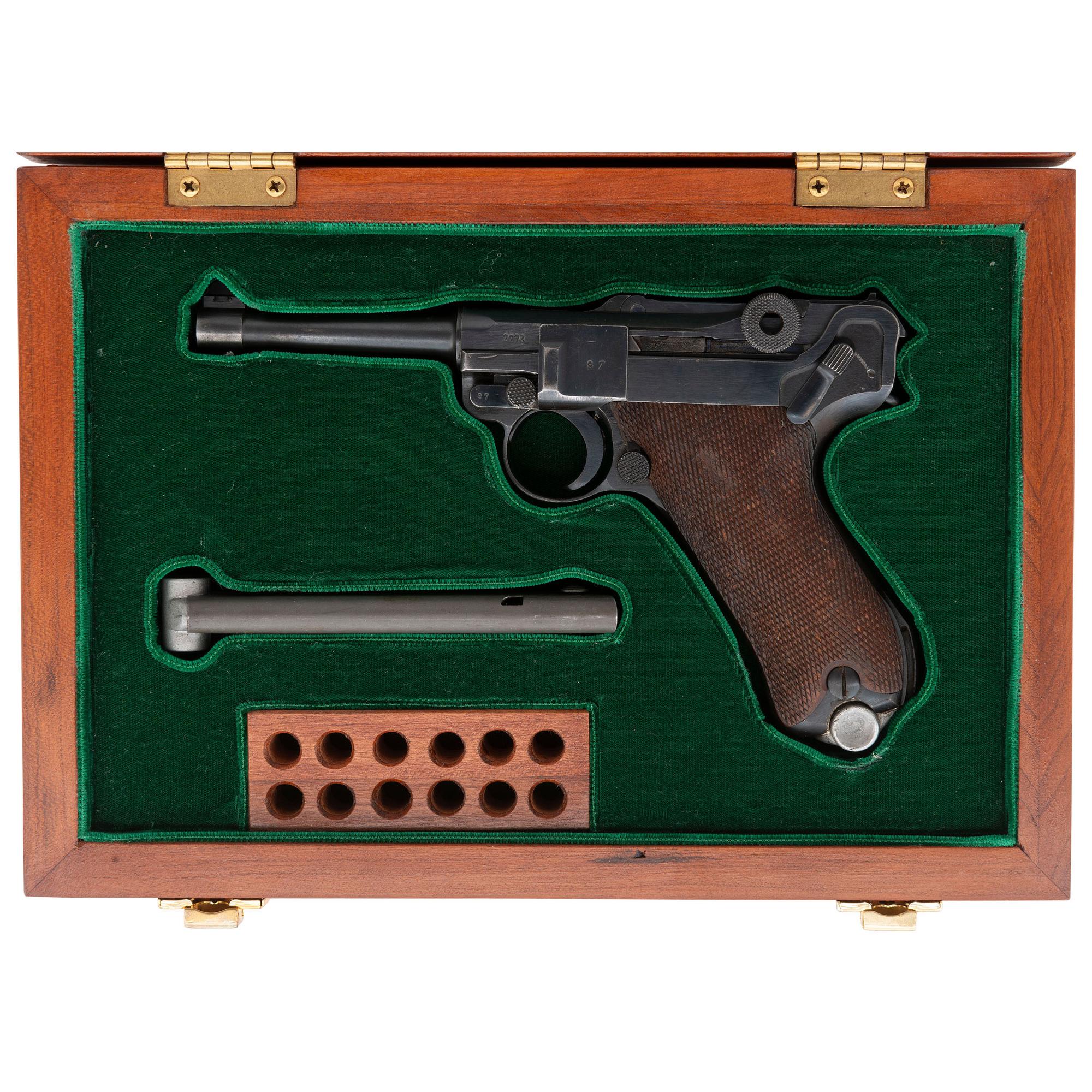 **S/42 Code G Chamber Date P08 Luger Pistol in Modern Display Box
