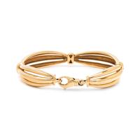 MOVADO, YELLOW GOLD AND DIAMOND BRACELET